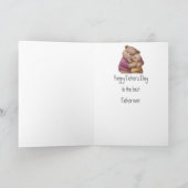 Carte Cute Father's Day, Dad my Hero, Bear Family Card (Intérieur)