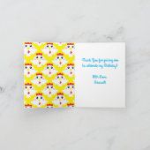 Carte Cute ferme de poulet Enfants 1er fête d'anniversai (Intérieur)