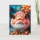 Carte Cute Fish Close Up | Checking On You (Devant)