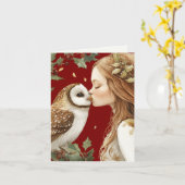 Carte Cute Forestcore Fairy (Fleur jaune)