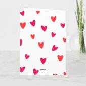 Carte Cute fox and hedgehog teacher appreciation design (Dos)