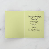 Carte Cute Fox Couple Forest Storbook Art Anniversaire (Intérieur)