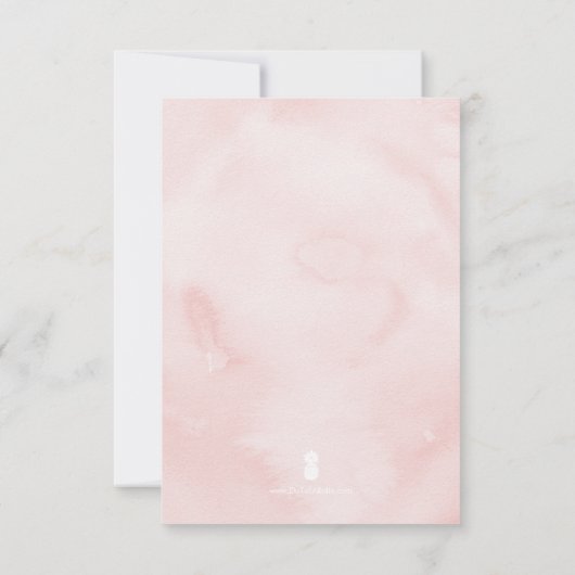 Carte Cute Fox et Hearts Classroom Valentine Card (Dos)