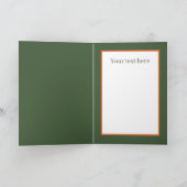 Carte Cute fox lovers add text  (Intérieur)