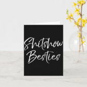 Carte Cute Friends For Women Funny Show Ies  (Fleur jaune)