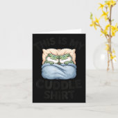 Carte Cute Frog Cozy This Is My Cuddle  (Fleur jaune)