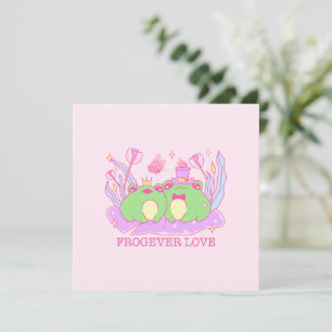 Carte Cute Frog - Frogever Love