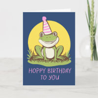 Cute Frog Pun Anniversaire Whimsical Art coloré