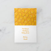 Carte Cute Fromage Wedge Enfants 1er anniversaire fête (Intérieur)