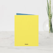 Carte Cute get well soon duck  (Dos)