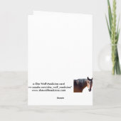 Carte Cute Getting Older Birthday Horse Western (Dos)