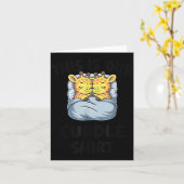 Carte Cute Giraffe Couple This Is Our Cuddle  (Fleur jaune)