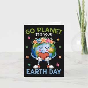Carte Cute Go Planet Son Jour des terres 2025 Enseignant