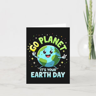 Carte Cute Go Planet Son Jour des terres 2025 Professeur