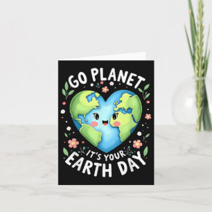Carte Cute Go Planet Son Jour des terres 2025 Professeur