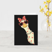 Carte Cute Goose Xoxo Be Mine Happy Valentine's Day Wome (Fleur jaune)