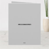 CARTE CUTE GOTH GIRL SWEET ANNIVERSAIRE GOTHIC GREETING  (Dos)