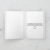 Carte Cute Grey and White Trex Husband 60e anniversaire (Intérieur)