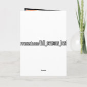 Carte Cute Halloween Cartographier Chat Squelette (Dos)