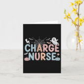 Carte Cute Halloween Charge Infirmière (Fleur jaune)
