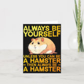 Carte Cute Hamster Design For Men Women Kids Dwarf Hamst (Devant)