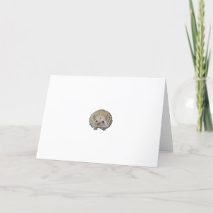 Carte Cute hedgehog card
