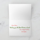 Carte Cute Hoppy Holiday Frog (Intérieur)