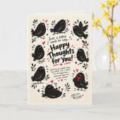 Carte Cute Just Because pour un ami (Fleur jaune)