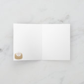 Carte Cute Kawaii Dumplings Baguettes en vapeur (Intérieur)