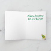Carte Cute Kawaii Gâteau d'anniversaire (Intérieur)