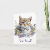 Carte Cute Kitten Enfants Se Bien (Devant)