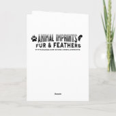 Carte Cute Kitten Jouer dans des vaches et des rubans d' (Dos)