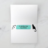 Carte Cute Kittens Many Paws Happy Birthday (Intérieur)