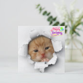 Carte Cute kitty (Debout devant)
