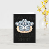 Carte Cute Koala Couple This Is My Cuddle (Fleur jaune)