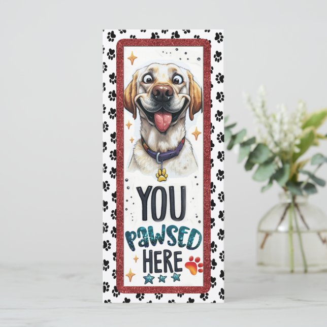 Carte Cute Labrador Retriever Chien (Debout devant)