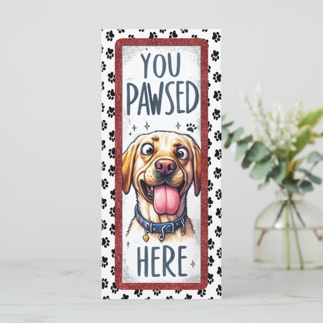 Carte Cute Labrador Retriever Chien (Debout devant)