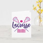 Carte Cute Lacrosse Mimi (Fleur jaune)