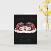 Carte Cute Ladybugs Couple This Is My Cuddle  (Fleur jaune)