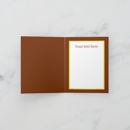 Carte Cute lemon pie customizable (Intérieur)