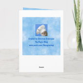 Carte Cute Llama et Papillons Anniversaire (Dos)