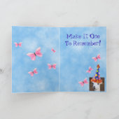 Carte Cute Llama et Papillons Anniversaire (Intérieur)