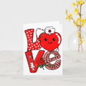 Carte Cute Love Heart Stethoscope Phlebotomist Life Vale (Fleur jaune)