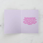 Carte Cute Magical Funny Unicorn Anniversaire de enfant  (Intérieur)