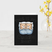 Carte Cute Matching Bear This Is My Cuddle  (Fleur jaune)