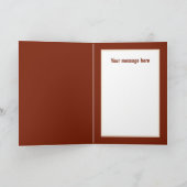 Carte Cute Mom bébé cerf personnalisable (Intérieur)