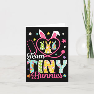 Carte Cute Nicu Picu Landd Infirmière Pâques Fête Stetho