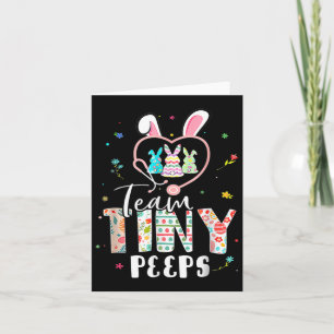 Carte Cute Nicu Picu Landd Infirmière Pâques Fête Stetho