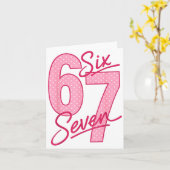 Carte Cute Nk 67 Valentine Six Seven Funny Meme Women Gi (Fleur jaune)