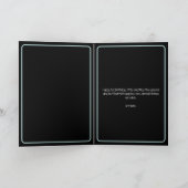 Carte Cute noir et vert Dinosaur Garçon 1er anniversaire (Intérieur)